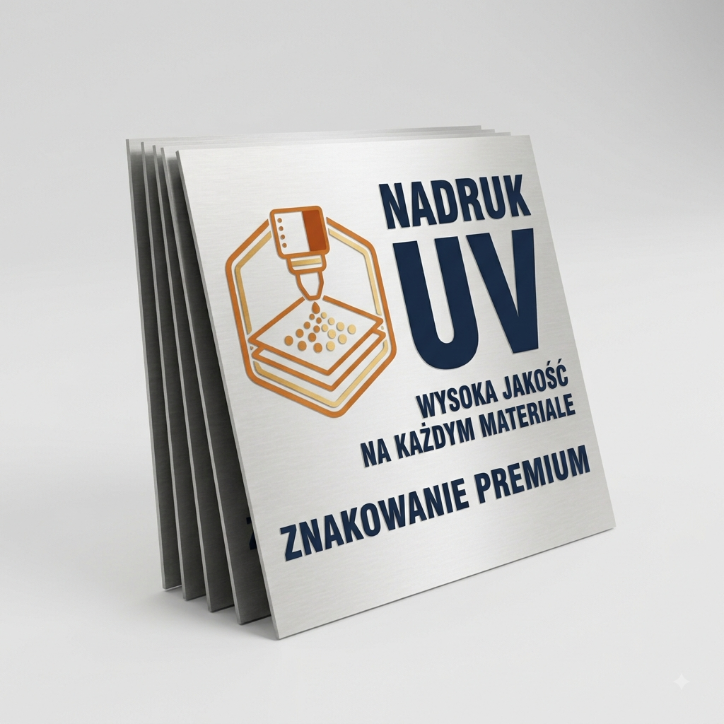Tabliczka z nadrukiem UV