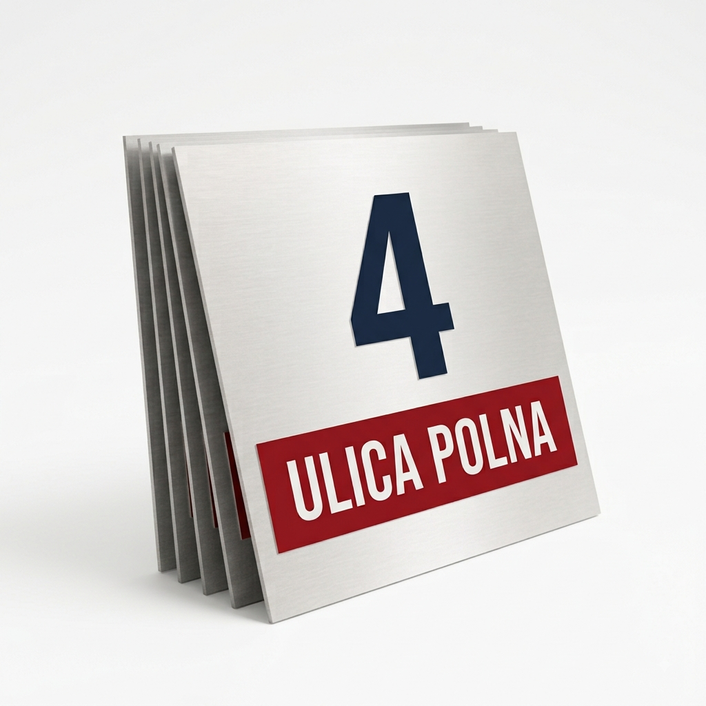 Tabliczka z nadrukiem UV