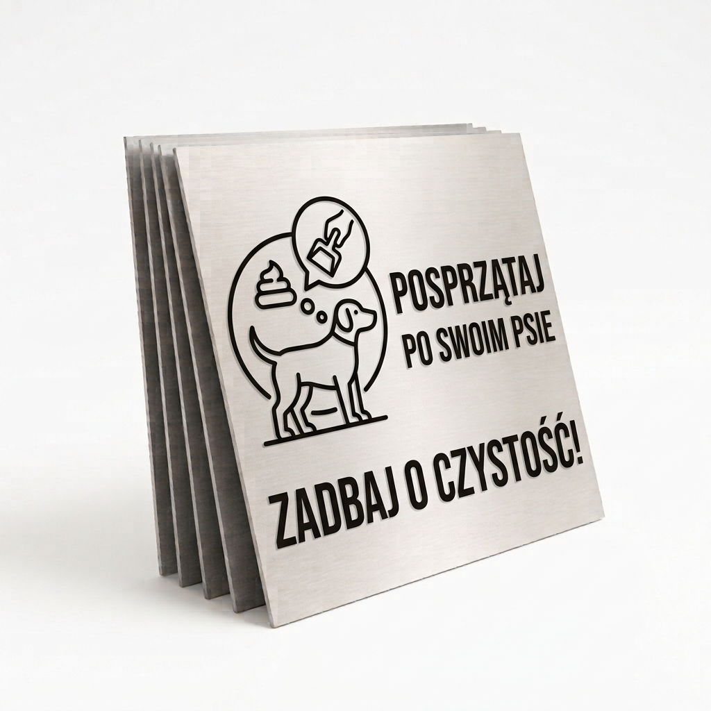 Tabliczka z nadrukiem UV